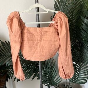 Abercrombie cropped long sleeve!